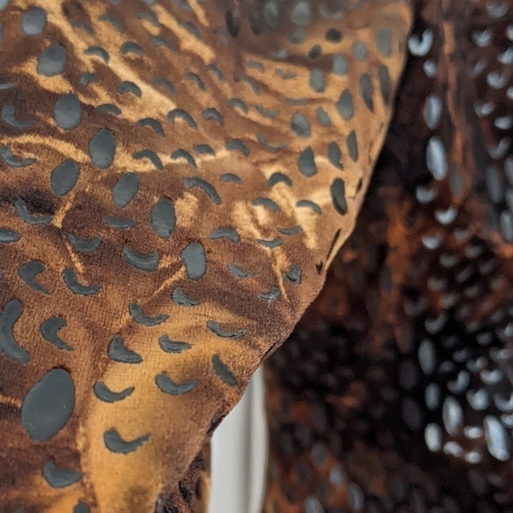 Joseph Ribkoff leopard animal print jacket cardigan brown black size 8 @T1 - Picture 5 of 8